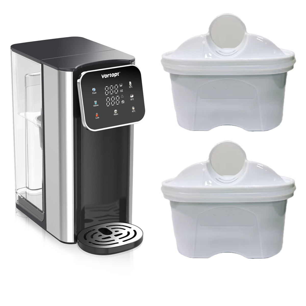 Replacement of filter element for countertop water purifier UR04/UR05 (2 pack)