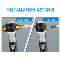 Q800 Sediment Filter for Well Water - Automatic Backwash System, Spin Down Sediment Filter, Vortopt - Vortopt