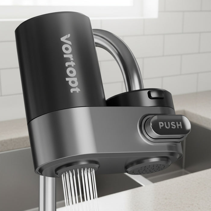 T5-C1/T5-C2  Faucet Water Filter for Sink,  Mount Tap Water Filtration System for Kitchen Vortopt