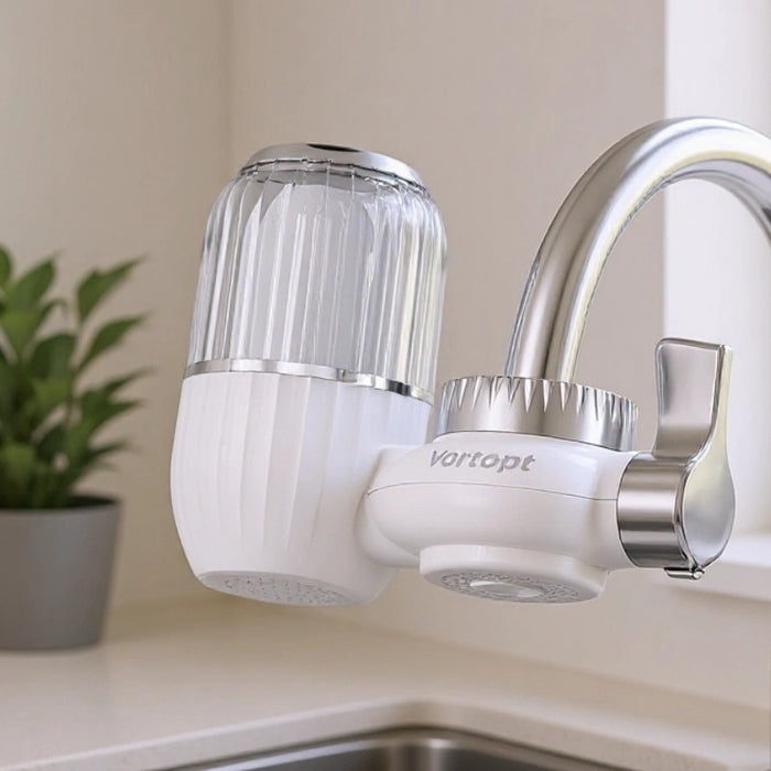 T4-ACF Faucet Water Filter with Transparent Shell, Vortopt