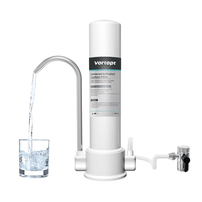 F8 Countertop Water Filtration System - Faucet Water Filter for Sink - Water Purifier for Kitchen, Vortopt - Vortopt