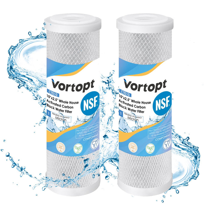 2CTO-10 Replacement Cartridge for Any Standard RO Unit, Vortopt - Vortopt