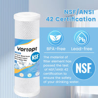 2CTO-10 Replacement Cartridge for Any Standard RO Unit, Vortopt - Vortopt