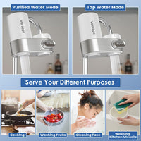T5-C1 Water Filter for Sink, White Faucet Water Filter ，Vortopt - Vortopt