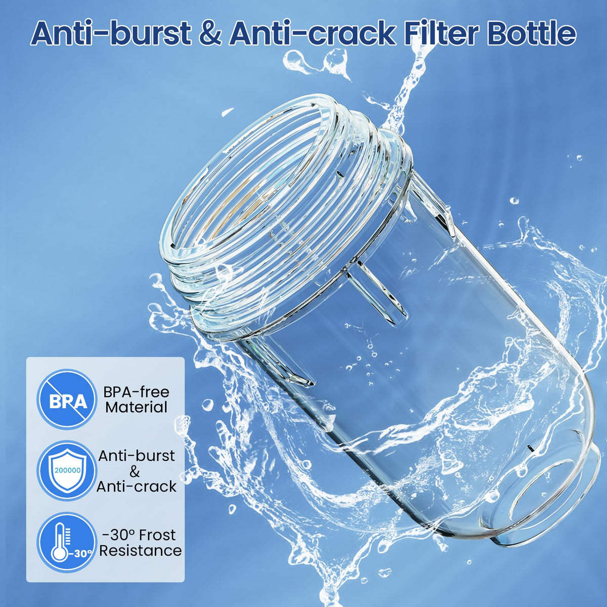 Q800 Sediment Filter for Well Water - Automatic Backwash System, Spin Down Sediment Filter, Vortopt - Vortopt