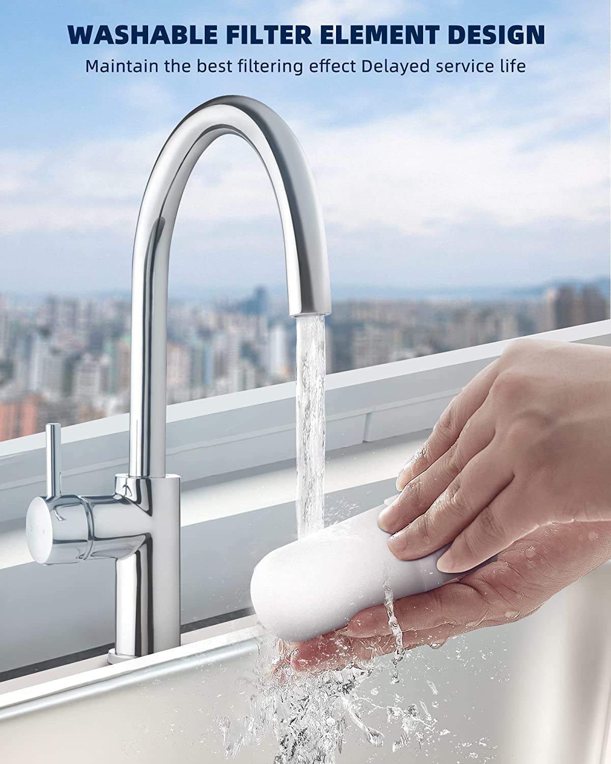 Replacement for T4-ACF Faucet Water Filter，Vortopt - Vortopt