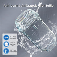 Q60 Sediment Filter for Well Water, Whole House Water Filter for Well Water, 40μm Reusable & Flushable Prefilter, Vortopt - Vortopt