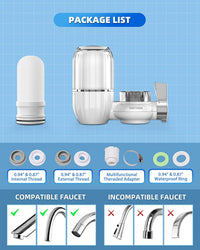Replacement for T4-ACF Faucet Water Filter，Vortopt - Vortopt