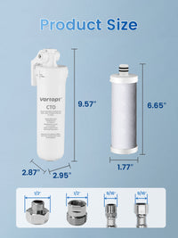 Replacement Filter for Q8/Q9 Water Filter System,Vortopt - Vortopt